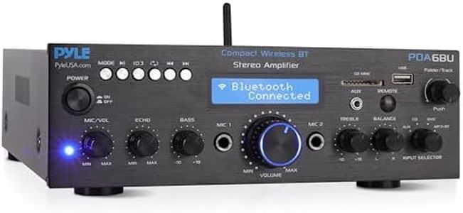 Pyle Home Pyle PDA6BU Pyle Bluetooth Stereo Amplifier Receiver