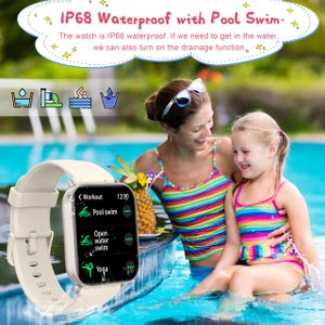KALINCO Kids Smart Watch – Waterproof IP68 Activity Tracker