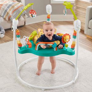 Fisher-Price Jumperoo Baby Activity Center – Leaping Leopard