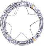 STARVAST Silver Aluminum Wire Metal Craft Wire 3mm Diameter (9 Gauge), 10 M (32.8 feet), Bendable and Flexible Floral Armature Wire for DIY Arts and Craft Projects by