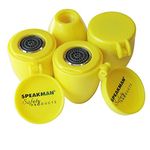 Speakman RPG38-0379 Set of 4 Aerated Spray Head Assembly for Se-580/582 Emergency Eyewash Stations, Yellow