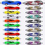 20 Pieces Car Pens Interesting Raci