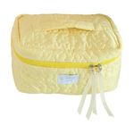 ANTORI Cloth Bag, Travel Pouch for Storage of Bra, Underwear, Innerwear, Cosmetics, Toiletry for Women (Yellow)