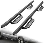 KYX 6 inches Running Boards Side Steps Fit for 2005-2023 Toyota Tacoma Double Cab(Nerf Bar Side Steps Side Bars), Textured Black Powder Coated