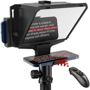 Glazon 7.7" Mini Teleprompter for Phone, with Remote Control & Free App