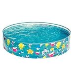 Bestway Sea Creature Paddling Pool Kiddie Swimming Pool, Inflatable Above Ground Pool, Outdoor Garden Pool, Blue, 48 x 10 Inch