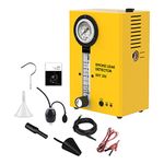 Smoke Leak Detector SDT203 EVAP Vacuum Diagnostic Leak Detector Tester, Automotive Smoke Machine, Portable Fuel Pipes Leakage Detector Tester With Pressure Gauge,Adjustable Flow Meter For 12V Vehicles
