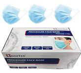 Omnitex 150pk 3ply Premium TypeII Disposable Surgical Face Mask with Ear Loops, 98% Filtration Medical Grade, British Brand, 3x pack of 50