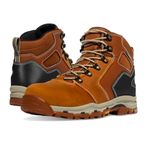 Danner Vicious 4.5” Waterproof Work Boots for Men - Full-Grain Leather with Breathable Gore-Tex Lining, Speed Lace System, and Non Slip Heeled Outsole, Tan/Black - 7 D