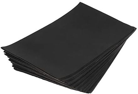 uxcell 9pcs 3mm 118mil 14.49sqft Sound Deadener Insulation Mat Cotton Blend Door Audio Noise Insulation Heat Shield Material 20''x12'' for Car