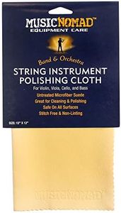 MusicNomad String Instrument Premium Microfiber Polishing Cloth (MN731) 12" x 12"