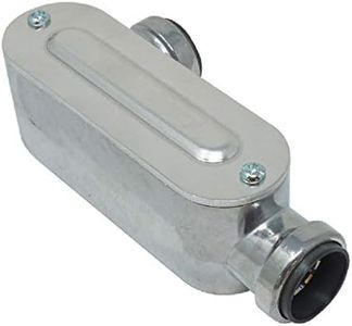 Southwire E-LL-050 1/2" Push Install Type EMT LL Conduit Body, Gray