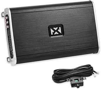 NVX VAD11005 5-Channel Class D Amplifier 2200W Max, 1100W RMS High Power, 2/4-ohm Stable, High/Low Pass X-Over, Bass Boost, Remote Subwoofer Bass Knob, for Car/Truck/Marine/UTV/Motorcycle