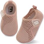Toddler Water Shoes Unisex-Child Boys Girls Athletic Walking Sneakers Shoes Beach Sandals Swim Shoe Quick Dry for Kids DarkPink 2.5-3 Years Toddler