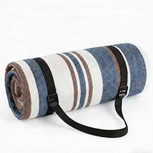 Opkkcun 80”x 80” Picnic Blanket 3-Layer Outdoor Blanket Waterproof & Foldable for 6-8 Adults, Ideal for Beach, Camping, Park, Grass, and Indoor Use