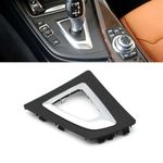 Goodithy Compatible with BMW 3 4 Series Black Gear Shift Frame Cover, Control Gear Box Shift Knob Panel Trim Replacement for BMW F30 F31 F34 F35 F32 F33 F36 51169234131 (Black)
