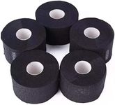 5 Rolls Disposable Barber Paper Neck Strips Hairdressing Stretchy Wrap Neck Protection Paper Strips for Hairdressers or Household Use (Black)