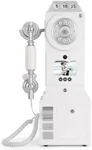 UKBW Video Audio Guest Book Wedding Phone, Record Customized Video Audio Messages, Video Audio Phone guestbook for Preserving Variety of Memorable Party Occasions(White)