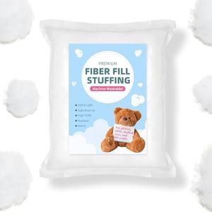 Hayunfiys Premium Fiberfill Stuffing(4.4 lb / 2000 Grams),Polyester Stuffing for Animals Dolls DIY,Pillow and Cushion Stuffing, Fiber Fill Stuffing for Crochet, High Resilience Fill