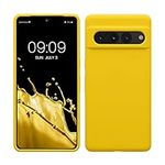 kwmobile Case Compatible with Google Pixel 7 Pro Case - TPU Silicone Phone Cover with Soft Finish - Radiant Yellow