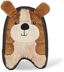 Outward Hound Invincibles Minis - Juguete con sonido para perros - Perrito - Marrón - XS