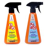 Ladakh Combo of Cockroach (and Ant Bait) and Bedbug Organic Spray for Home and Kitchen | Combo of 3 Organic Spray Each 350ml