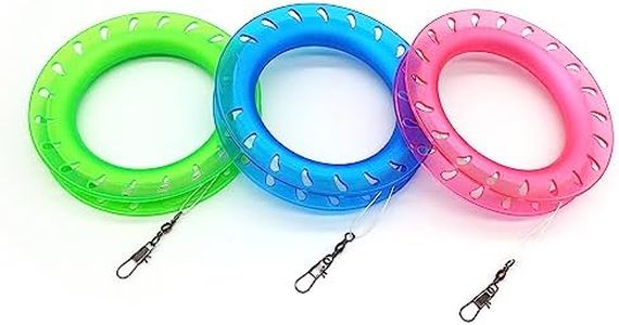 Kaiciuss 3 Pack Kite String Hoop for Kids, Kite Spool Set for Boys & Girls, Kite Handle Kit with 300 Feet Line for Each Kite Reel Winder