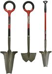 Radius Garden 37711 Root Slayer Trio Heavy-Duty Shovel Set