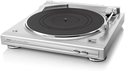 Denon DP-29F Record Player – Silver Turntable