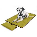 Zjyufy Dog Settle Mat Portable, Settle Mat For Dog, Waterproof Dog Bed, Indoor Outdoor Fleece Travel Blanket For Small Medium Large Dogs