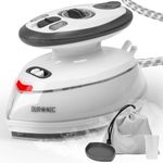 Duronic Travel Iron SI3 WE Mini Iron, 35ml Tank, Steam Iron, 400W Lightweight Portable Iron, Compact, Variable Heat Settings For Holiday Quilting Patchwork Applique Craft