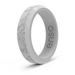Enso Rings Etched Bevel Thin Silico