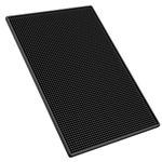 Noverlife Barber Station Mat for Hair Styling Tools, Heavy Duty Non-slip Bar Service Mat, Flexible Rubber Mat for Clippers Salon Tools, Professional Salon and Barbershop Work Station Pads