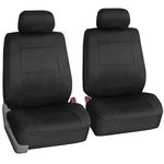 FH Group FB083BLACK102 Semi-Universal Neoprene Bucket Seat Cover Airbag Compatible