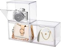 3 Packs Acrylic Display Case, Shoe