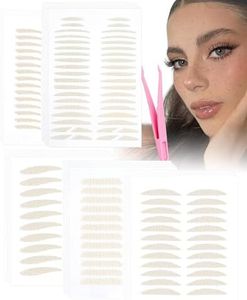 EMEDA Double Eyelid Tape 5 Sizes 700PCS Instant Lift Strips Invisible Natural Breathable Waterproof for Hooded Droopy Heavy Single Uneven Eyelids Ultra-Thin, Strong Hold(01)