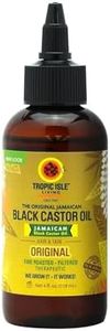 Tropic Isle Jamaican Black Castor Oil, 4 Oz Plastic PET Bottle