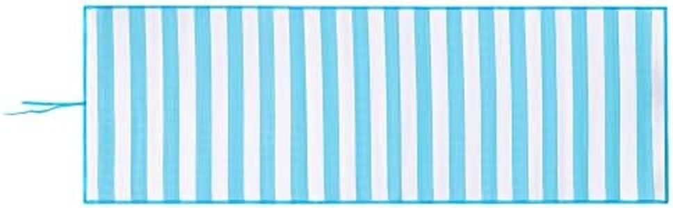 JEMIDI Tapis de Plage - Matelas avec poignées Enroulable 180 x 60 cm pour Plage Parc Pique Nique Jardin Yoga Camping - Tapis rembourré transportable