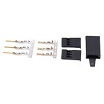 50Sets 3Pin Servo Plug Servo Cable Wire Connector Male Female Gold Plated Terminals Servo Connector for RC