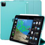 KHOMO iPad Pro 11 Case 2nd Generation 2020 - Dual Hybrid See Through Series - Supports Pencil Charging - Mint Green