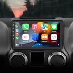 Android 13 Car Radio Stereo Compatible for Jeep Wrangler JK Gand Cherokee Dodge Ram 1500 with Wireless CarPlay Android Auto,GPS/FM/WiFi/USB (2GB+32GB with 10 inch)