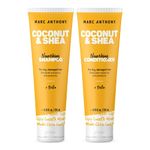 Marc Anthony Coconut Oil & Shea Butter Shampoo & Conditioner – Biotin & Keratin - Sulfate Free, Color Safe, Anti Frizz Hair Shampoo & Conditioner Gift Set for Dry Damaged Hair