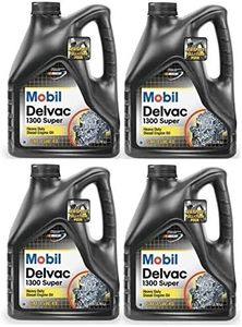 Mobil 1 112786 Delvac 1300 Super 15W-40 Diesel Engine Oil - 4 Gallon Pack