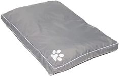 AmigoZone Luxury Large & Extra Large Luxury Waterproof Dog Bed Cushion Washable Zipped Mattress (Large, Grey)