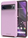 Crave Dual Guard for Google Pixel 8 Pro Case, Shockproof Protection Dual Layer Case for Google Pixel 8 Pro - Lilac