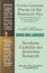 Great German Poems of the Romantic Era: Beruhmte Gedichte der Deutschen Romantik (Dover Dual Language German)