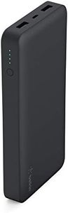 Belkin Pocket Power Bank 15K Fast Portable Charger (Certified Safety for iPhone 12, 12 Pro, 12 Pro Max, 12 mini, 11, 11 Pro/Pro Max, X, XS, XS Max, 8/8+, iPad, Samsung Galaxy S10/S10+/S10e) - Black