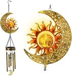 JYPS Sun Moon Solar Wind Chimes for