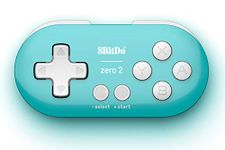 8Bitdo Zero 2 Bluetooth Key Chain Sized Mini Controller for Nitendo Switch, Windows, Android and macOS (Turquoise Edition)