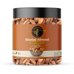 Cultures Food Premium Sitarbai Almonds Badam (1Kg), Rich In Dietary Fiber, Protein, Antioxidants, and Calcium, Crunchy, Immunity Booster, Zero Cholesterol, 100% Natural, No Preservatives